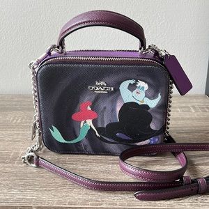 NWOT Little Mermaid Coach Purse with Ursula